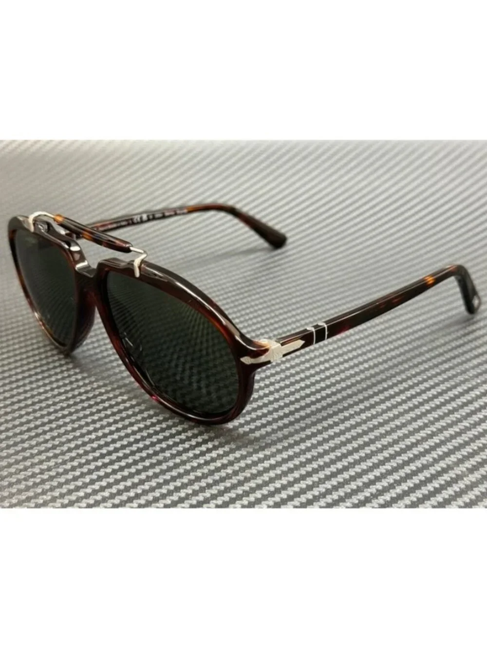 New Persol Men Havana Sunglasses 57-13-140